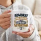Kubek Z Nadrukiem Dla Adwokata Prezent Dla Mężczyzny: Sprawy Wygrywa Kubek Z Nadrukiem Dla Adwokata Prezent Dla Mężczyzny: Sprawy Wygrywa