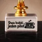 Statuetka Z Grawerem Na Ślub Prezent Dla Pary Młodej Pary: Dwa Kubki, Jeden Pilot