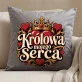 Poduszka Dekoracyjna Dla Żony Prezent Na Rocznicę Ślubu Dla Kobiety: Królowa Mojego Serca Poduszka Dekoracyjna Dla Żony Prezent Na Rocznicę Ślubu Dla Kobiety: Królowa Mojego Serca