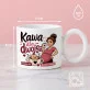 Kubek Z Okrągłym Uchem Dla Przyszłej Mamy Prezent Na Dzień Mamy Dla Kobiety: Macierzyński Monogram Kubek Z Okrągłym Uchem Dla Przyszłej Mamy Prezent Na Dzień Mamy Dla Kobiety: Macierzyński Monogram