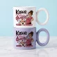 Kubek Z Okrągłym Uchem Dla Przyszłej Mamy Prezent Na Dzień Mamy Dla Kobiety: Macierzyński Monogram Kubek Z Okrągłym Uchem Dla Przyszłej Mamy Prezent Na Dzień Mamy Dla Kobiety: Macierzyński Monogram