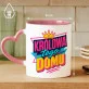 Kubek Z Nadrukiem Na Dzień Matki Prezent Dla Mamy Kobiety: Królowa Domu Kubek Z Nadrukiem Na Dzień Matki Prezent Dla Mamy Kobiety: Królowa Domu