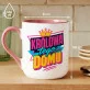 Kubek Z Nadrukiem Na Dzień Matki Prezent Dla Mamy Kobiety: Królowa Domu Kubek Z Nadrukiem Na Dzień Matki Prezent Dla Mamy Kobiety: Królowa Domu
