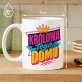 Kubek Z Nadrukiem Na Dzień Matki Prezent Dla Mamy Kobiety: Królowa Domu Kubek Z Nadrukiem Na Dzień Matki Prezent Dla Mamy Kobiety: Królowa Domu
