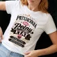 Koszulka Damska Biała Dla Przyjaciółki Prezent Dla Kobiety: Etykieta Kumpelskiego Humoru