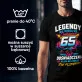 Koszulka Męska Na 65 Urodziny Prezent Dla Mężczyzny: Legendy Nie Rodzą