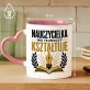 Kubek Z Nadrukiem Dla Nauczycielki Prezent Na Dzień Nauczyciela Dla Kobiety: Nauczycielka Kształtuje Kubek Z Nadrukiem Dla Nauczycielki Prezent Na Dzień Nauczyciela Dla Kobiety: Nauczycielka Kształtuje
