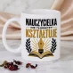 Zestaw Prezenowy Z Kubkiem Dla Nauczycielki Na Dzień Nauczyciela: Nauczycielka Kształtuje Zestaw Prezenowy Z Kubkiem Dla Nauczycielki Na Dzień Nauczyciela: Nauczycielka Kształtuje