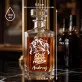 Karafka Do Whisky z Grawerem Na Święta Prezent Dla Mężczyzny: Król Domowego Relaksu