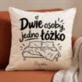 Poduszka Dekoracyjna Dla Kobiety W Ciąży Prezent Na Dzień Mamy Dla Kobiety: Dwie Osoby, Jedno Łóżko