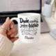Kubek Personalizowany Dla Kobiety W Ciąży Prezent Na Dzień Mamy Dla Kobiety: Dwie Osoby, Jedno Łóżko