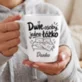 Kubek Personalizowany Dla Kobiety W Ciąży Prezent Na Dzień Mamy Dla Kobiety: Dwie Osoby, Jedno Łóżko