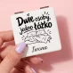 Lusterko Kieszonkowe Dla Kobiety W Ciąży Prezent Na Dzień Mamy Dla Kobiety: Dwie Osoby, Jedno Łóżko
