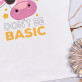 Don`t be basic- Koszulka damska z nadrukiem