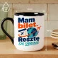 Kubek Z Nadrukiem Dla Podróżnika Prezent Dla Mężczyzny: Mam Bilet Kubek Z Nadrukiem Dla Podróżnika Prezent Dla Mężczyzny: Mam Bilet
