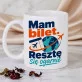 Zestaw Prezenowy Z Kubkiem Dla Podróżnika: Mam Bilet Zestaw Prezenowy Z Kubkiem Dla Podróżnika: Mam Bilet