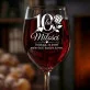 Kieliszek Do Wina Na 10 Rocznicę Ślubu Prezent Dla Kobiety: 10 Lat Miłości