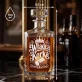 Karafka Do Whisky z Grawerem Na Dzień Chłopaka Prezent Dla Chłopaka: Władca Korka Karafka Do Whisky z Grawerem Na Dzień Chłopaka Prezent Dla Chłopaka: Władca Korka