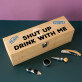 Drink with me - Skrzynka na wino z akcesoriami