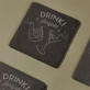 Drinki - Zestaw podkładek z łupka