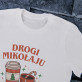 Drogi mikołaju przynieś kawę - Koszulka męska z nadrukiem