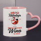 Drogi mikołaju przynieś wino - kubek personalizowany