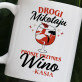 Drogi mikołaju przynieś wino - kubek personalizowany