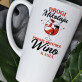 Drogi mikołaju przynieś wino - kubek personalizowany