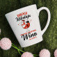 Drogi mikołaju przynieś wino - kubek personalizowany