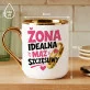 Kubek Z Nadrukiem Na Rocznicę Ślubu Prezent Na Walentynki Dla Kobiety: Żona Idealna, Mąż Szczęśliwy Kubek Z Nadrukiem Na Rocznicę Ślubu Prezent Na Walentynki Dla Kobiety: Żona Idealna, Mąż Szczęśliwy