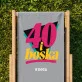 Leżak Z Nadrukiem Na 40 Urodziny Prezent Dla Kobiety: 40 I Boska