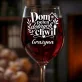 Kieliszek Do Wina z Grawerem Na Parapetówkę Prezent Dla Kobiety: Dom Pełen Dobrych Chwil