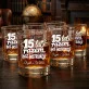 Szklanki Do Whisky z Grawerem Na 15 Rocznicę Ślubu Prezent Dla Pary: 15 Lat Razem, Bez Szklanki Do Whisky z Grawerem Na 15 Rocznicę Ślubu Prezent Dla Pary: 15 Lat Razem, Bez