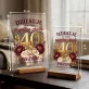Druk Na Szkle Na 40 Rocznicę Ślubu Prezent Dla Kobiety: Złote 40 Lat Razem