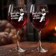 Dwa Kieliszki Do Wina Dla Przyjaciół Prezent Dla Pary: Duet Toastowy