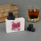 Dziękuję, że jesteś, skarbie - Kamienie do whisky z nadrukiem