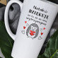 Dziękuję, że wytrzymujesz - Personalizowany Kubek
