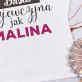 Dziewczyna jak malina - Koszulka damska z nadrukiem