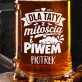 Kufel Personalizowany z Grawerem Dla Taty Na Walentynki Prezent: Piwne Serce Taty Kufel Personalizowany z Grawerem Dla Taty Na Walentynki Prezent: Piwne Serce Taty