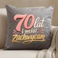 Poduszka Dekoracyjna Na 70 Urodziny Prezent Dla Kobiety: 70 Lat I Wciąż Zachwycam Poduszka Dekoracyjna Na 70 Urodziny Prezent Dla Kobiety: 70 Lat I Wciąż Zachwycam