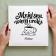 Album Na Zdjęcia Tradycyjny Na Rocznicę Prezent Na Walentynki Dla Kobiety: Mniej Snu, Więcej Uroku