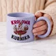Kubek Z Okrągłym Uchem Dla Kobiety Prezent Dla Kobiety: Królowa Kurnika Kubek Z Okrągłym Uchem Dla Kobiety Prezent Dla Kobiety: Królowa Kurnika