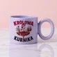Kubek Z Okrągłym Uchem Dla Kobiety Prezent Dla Kobiety: Królowa Kurnika Kubek Z Okrągłym Uchem Dla Kobiety Prezent Dla Kobiety: Królowa Kurnika