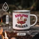 Kubek Emaliowany Dla Kobiety Prezent Dla Kobiety: Królowa Kurnika