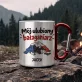 Kubek Metalowy z Karabińczykiem Na Walentynki Prezent Na Rocznicę Dla Mężczyzny: Mój Ulubiony Bałaganiarz