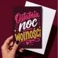 Kartka z Życzeniami Na Wieczór Panieński Dla Kobiety: Noc Wolności Kartka z Życzeniami Na Wieczór Panieński Dla Kobiety: Noc Wolności
