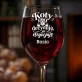 Kieliszek Do Wina z Grawerem Dla Kociary Prezent Dla Kobiety: Koty Decydują, Ja