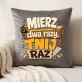 Poduszka Dekoracyjna Dla Stolarza Prezent Dla Mężczyzny: Mierz Dwa Razy, Tnij Raz Poduszka Dekoracyjna Dla Stolarza Prezent Dla Mężczyzny: Mierz Dwa Razy, Tnij Raz