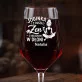 Mega Kieliszek Do Wina z Grawerem Dla Joginki Prezent Dla Kobiety: Joginka Zen Z Kieliszkiem Mega Kieliszek Do Wina z Grawerem Dla Joginki Prezent Dla Kobiety: Joginka Zen Z Kieliszkiem