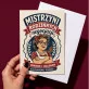 Kartka z Życzeniami Dla Teściowej Na Dzień Mamy Dla Kobiety: Vintage Maskotka Kartka z Życzeniami Dla Teściowej Na Dzień Mamy Dla Kobiety: Vintage Maskotka